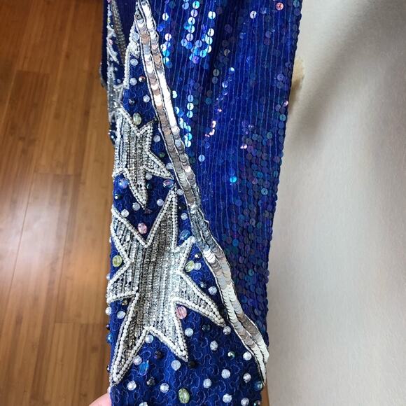 Judith Ann Creations Sequin Star Silk Tunic Dress - Picture 6 of 14